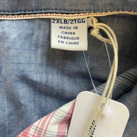 Tommy Bahama Men's Coastal Cord Casual Shirt, Size 2XLB Big/Tall - Picture 4 of 9